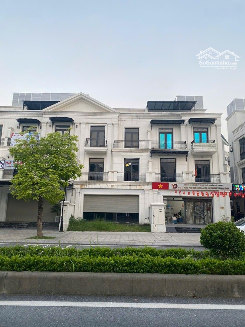 Bán Gấp Shophouse 3,5 Tầng Hoàn Thiện Tại Vinhomes Ocean Park Giá Chỉ 2x Tỷ, Thu Ngay 30tr/tháng