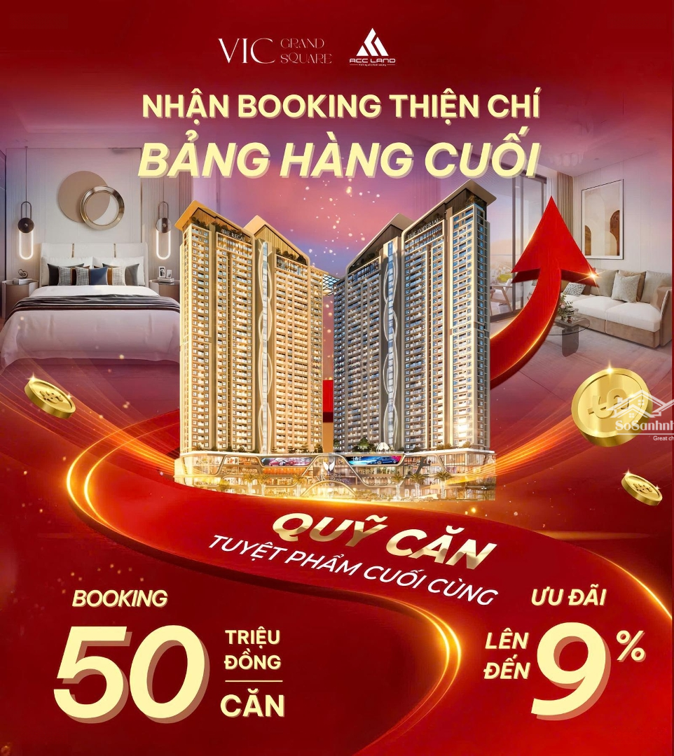Quỹ Căn Tuyệt Phẩm Cuối Cùng - Nhận Booking Sớm Vic Grand Square The Regal - Tòa Tháp Vương Quốc