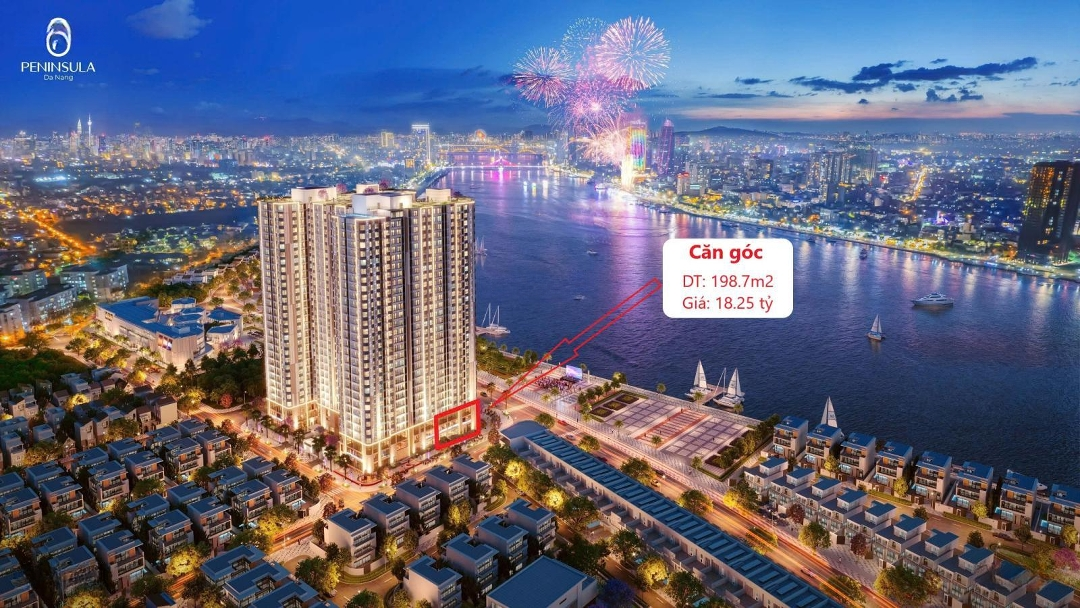 Bán Căn Góc Shophouse Khối đế Peninsula Dưới 2o Tỷ - Trực Diện View Sông Hàn - Tâm điểm Quy Hoạch