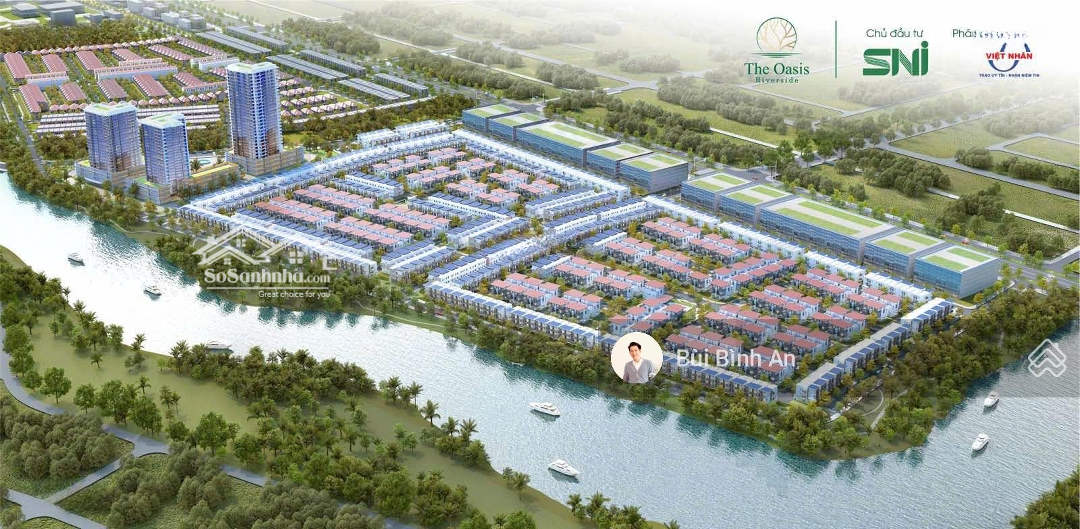Nhận Booking Dự án The Oasis Riverside Khu đô Thị Sinh Thái Bên Sông Tại Bến Cát - Bình Dương