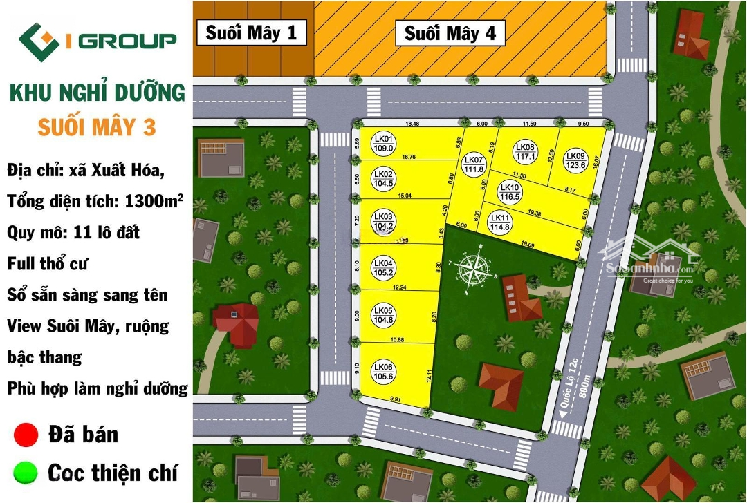 Bán đất Nền Cực đẹp Tại Quốc Lộ 12b, 250 Triệu, 120 M2