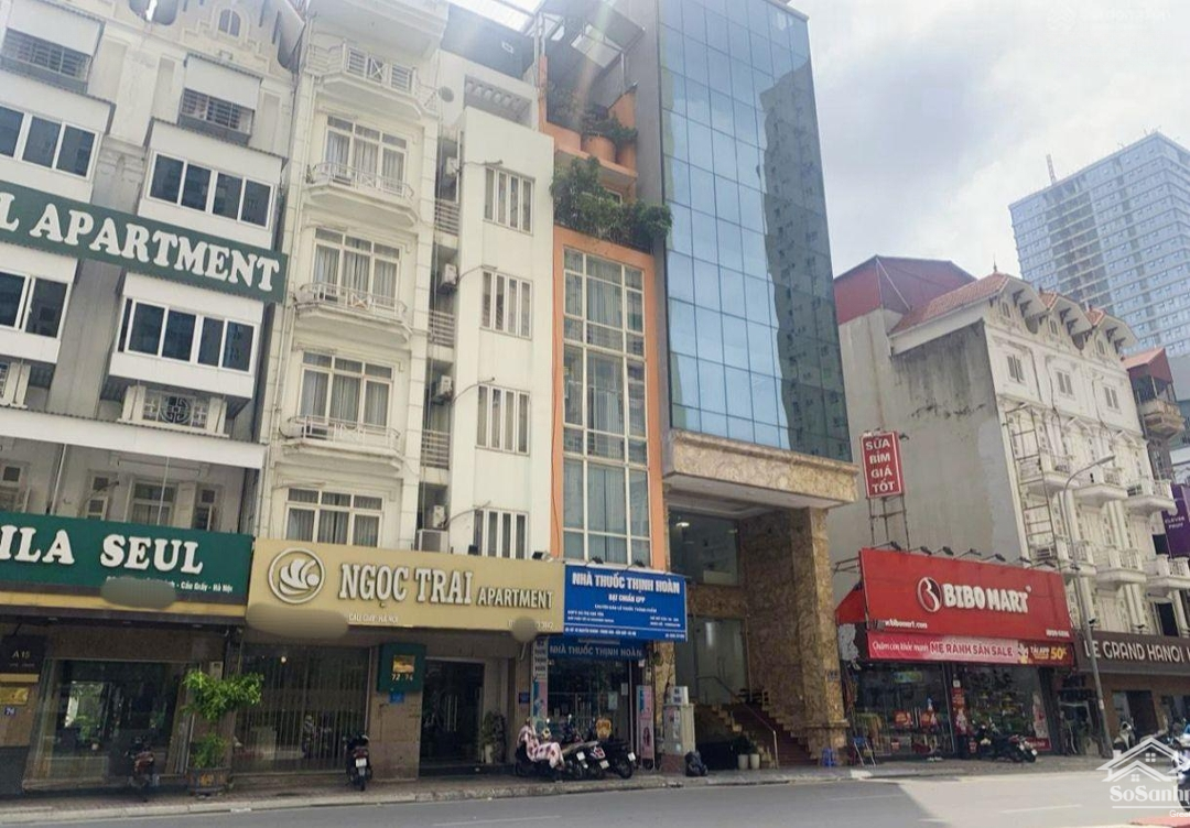 Tòa Nhà Văn Phòng Mặt Phố 9 Tầng, Thang Máy Thông Sàn- Mới đẹp Lung Linh- Q. Cầu Giấy- Giá đầu Tư