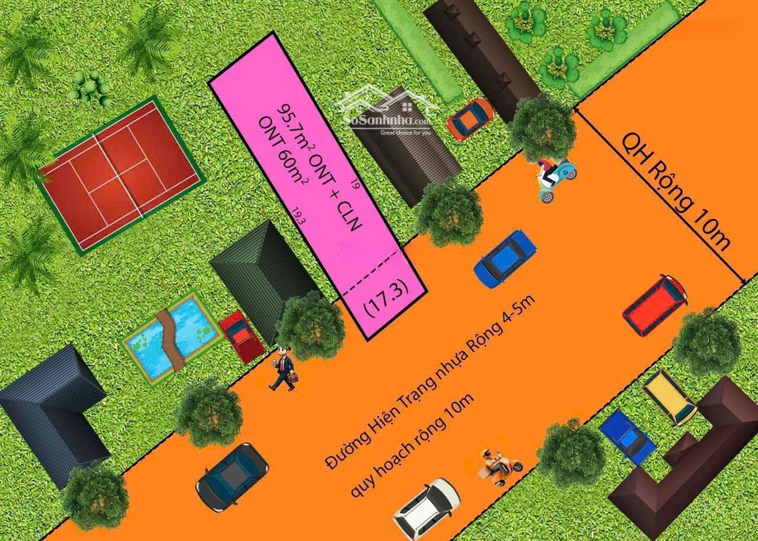 Ms217. đất Thổ Cư Diên Thọ Cực đẹp Giá Chỉ 688 Triệu