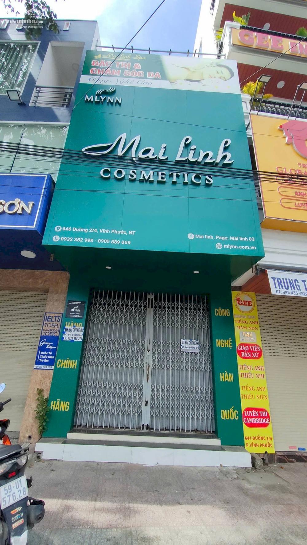 Nhà mặt tiền 2/4 phường Vĩnh Phước, Nha Trang – đang cho thuê | giá chỉ 9,5 tỷ