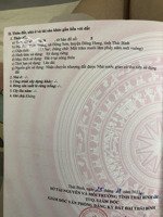 chính chủ cần bán gấp lô góc 2 mặt tiền tại trung tâm thị trấn đông hưng thái bình