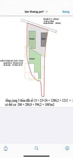 đất mặt biển hồ lân . tân thắng, hàm tân cũ . giá 15 tỷ