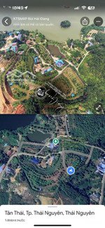 xã tân thái, đại từ, thái nguyên, vị trí ven hồ núi cốc, có 2 cổng ô tô ra vào thuận tiện 3.5ha