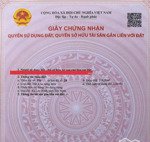 đất 10x22m thổ cư 100% (tách được 2 sổ 5x22m), giá chỉ 390tr, sổ hồng sẵn, kế bên kcn bến củi