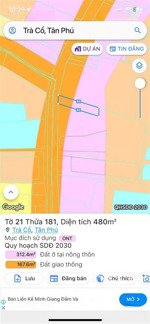 bán 10m mặt tiền đường trà cổ, cách kdl suối mơ 500m