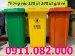 Cung cấp thùng rác y tế đạp chân- thùng phân loại rác 120l 240l giá rẻ- lh 0911082000