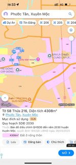 cần bán lô đất xã hồ tràm, 4500m2 phủ hồng toàn bộ, sổ hồng, giá cực tốt. lh: 