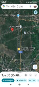 Đất nền đường kinh Ông Kho phường Mỹ Ngãi tỉnh Đồng Tháp, từ bv Tâm Trí chạy vô chưa qua cầu kinh Ông Kho quẹo trái 850m