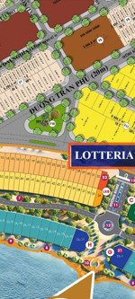 1 nền duy nhất trong 59 lô mặt tiền biển. 10x26. 17tr.m.