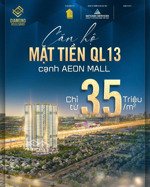 căn hộ 1,2 tỷ mặt tiền ql13, nhận nhà chỉ 30% giá gốc chủ đầu tư