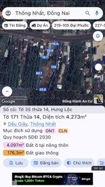 cần bán đất quốc lộ 1a - hưng lộc - thống nhất - đn