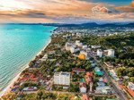 bán 813m2 mặt tiền trần hưng đạo phú quốc có sẵn resort mini, bể bơi, nhà hàng giá rẻ 55 tỷ