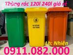 Cung cấp thùng xử lý rác, thùng phân loại rác, thùng rác 120l 240l giá rẻ- lh 0911082000