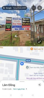 bán lô đất 2/ quốc lộ 20, đinh lạc, di linh, lâm đồng, 10mx41m ( tc 70m2), giá: 1.250 tỷ