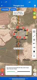 hiếm! mặt ngang 139m, bán đất mặt đường mới tân minh - sơn mỹ. hơn 13.500m2 giá 7 tỷ