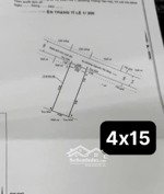 bán đất ấp 6 đông thạnh hóc môn, 4x15m, sổ riêng, đường nguyễn thị sáng vào 30m