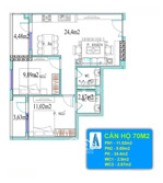 bán căn 2pn2wc - 17t vinaconex 3 nội thất cb 70m2 giá 6.36 tỷ (chuẩn giá)