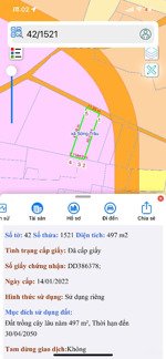 bán đất sông trầu, 2,5 tỷ, 497m2, mặt tiền 12m, pháp lý đầy đủ, sổ hồng riêng chính chủ