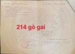 Chủ gửi bán lô đất 214 tại KĐT Gò Gai, Thuỷ Nguyên, Giá mềm chỉ 4,xx tỷ