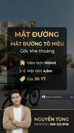 dòng tiền ổn định 720 triệu/năm - bán căn mặt phố tô hiệu, hải phòng vị trí đẹp nhất tuyến