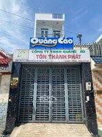 4,6 tỷ nhà 3 tầng chính chủ - tô ký- hóc môn- hẻm xe tải 7m