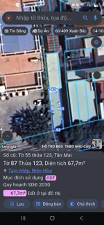 bán nhà mặt phố phan trung, tân mai, biên hòa, đồng nai, 8,5 tỷ, 67,7m2, view đẹp, chính chủ