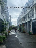 nhà 3 tầng ở ngay, hxh 5m hiệp phú 57m (4.6x12.3), 5.95 tỷ, tân hoà 2, thủ đức (q9 cũ)