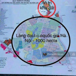 bán nhanh lô đất 100m2, mt 5m tđc đại học quốc gia hòa lạc, tiềm năng sinh lời lớn, giá 53,xtr/m2