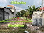 bán đất 232m2 giá 1ty250 đường suối lội, xã tân thông hội, củ chi gần trường học - sổ hồng riêng
