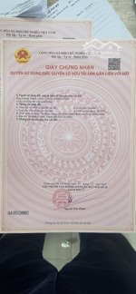 bán đất vườn 435m2 ngay lô nhì đường dự phóng hà quang vóc