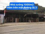 bán kho, nhà xưởng đẹp tại xuất hóa, bắc kạn, 3,2 tỷ, 1000m2