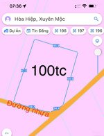 đất đẹp hoà hiệp - xuyên mộc - brvt (hoà hiệp - tp. hcm)