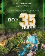 the emerald garden view sở hữu từ 1.39 tỷ, thanh toán 0.5%/tháng - trung tâm thành phố thuận an
