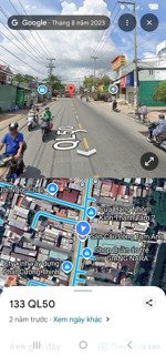 nhà mặt tiền quốc lộ 50 cách ngã tư nguyễn văn linh chỉ 1km ngang lớn hơn 9m dài 30 mà giá chỉ 23tỷ