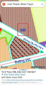 chính chủ gửi bán miếng đất mặt tiền đường dẫn cầu phú mỹ ii