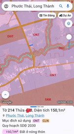 đất phước bình - long thành 1 tỷ 1