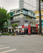 cho thuê nhà mp hàm long, diện tích 100m2 x 5 tầng, mặt tiền 6.5m, thông sàn, thang máy