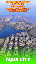 Bán 3 căn shoptel Aqua City Hạ Long view hồ nhạc nước, giá tốt chốt liền