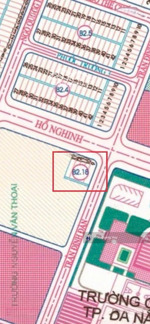 bán đất 3 mặt tiền hồ nghinh trần đình đàn kiệt bê tông 6m, thông biển- cách biển 100m