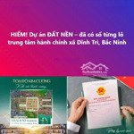 bán lô đất mặt đường ql31 - đối diện cao đẳng việt hàn - sổ đỏ chính chủ - hỗ trợ ls 0%