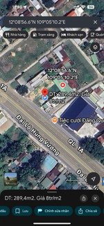 bán đất mặt tiền quốc lộ 1a - phù hợp mở nhà hàng kinh doanh - ngang 8m