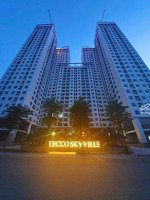 bán căn hộ chung cư tecco, tứ hiệp 2 ngủ. view vườn hoa. đang cho thuê 7.5tr/thang