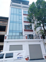 cho thuê nhà liền kề tổng cục 5 tân triều. dt 100m2, 6 tầng, mt 8m, thông sàn, thang máy, giá 60tr