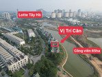 bán biệt thự 330m2, 4 tầng + hầm, mặt tiền 12m, sát cv, phân khu k ciputra, cách lotte tây hồ 200m