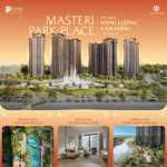 masteri park place - căn hộ 2pn view kênh đào nhạc nước giá bán 9 tỷ ưu đãi 14%