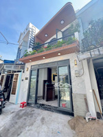 bán nhà đẹp 2 tầng 4.3x14m, 7.2 tỷ, mặt tiền kinh doanh hẻm 4m huỳnh tấn phát, q7 thông bùi văn ba